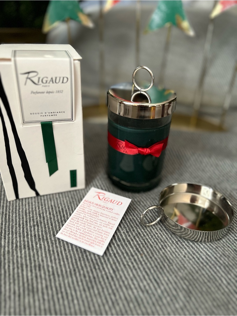 Rigaud Paris Large Cypress Scented Candle